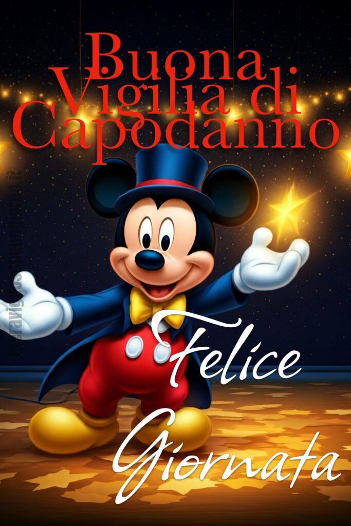 Buona Vigilia di Capodanno da Topolino